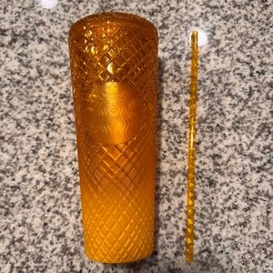 Starbucks 2022 Summer Orange Mango Ombre Jeweled Venti 24oz Cup/Tumbler